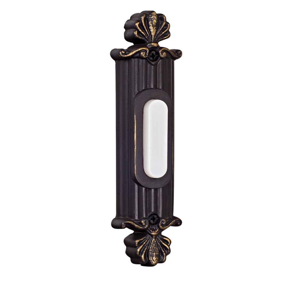 Craftmade BSSO-AZ Surface Mount Straight Ornate Lighted Push Button